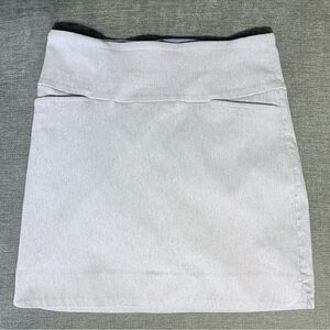 Elegant Women's Light Blue/Gray Skort